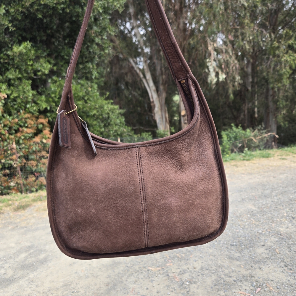 Classic Brown Leather Shoulder Bag